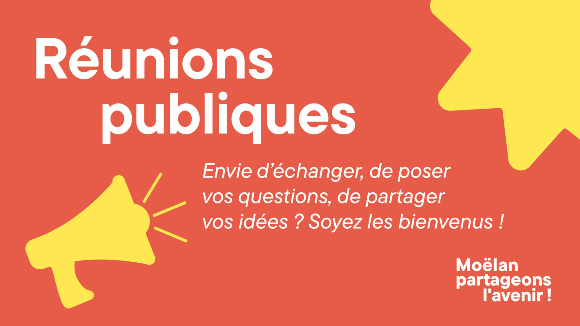 Moëlan partageons l’avenir : cinq réunions publiques pour échanger